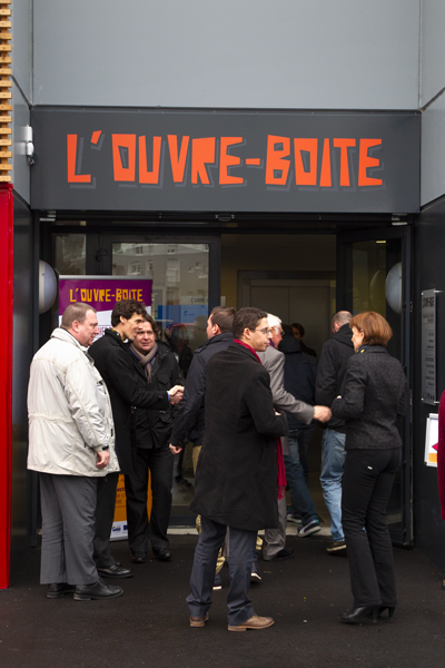 benjamin lecoq - graphiste paris -publicité inauguration de l'ouvre boite, pépinière d'entreprise à Argenteuil - 4