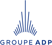 graphiste paris et clichy logo client - groupe ADP par benjamin lecoq